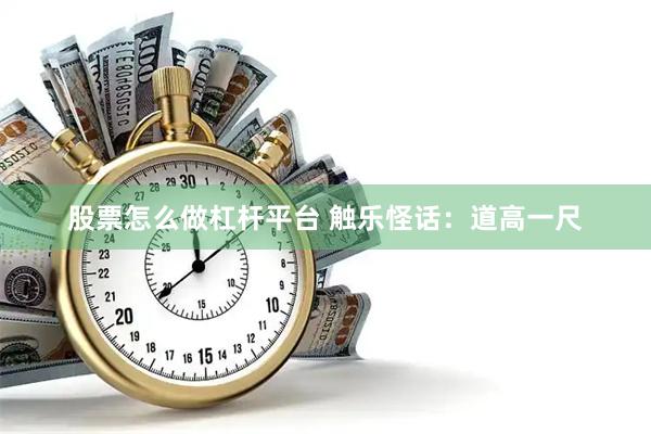 股票怎么做杠杆平台 触乐怪话：道高一尺